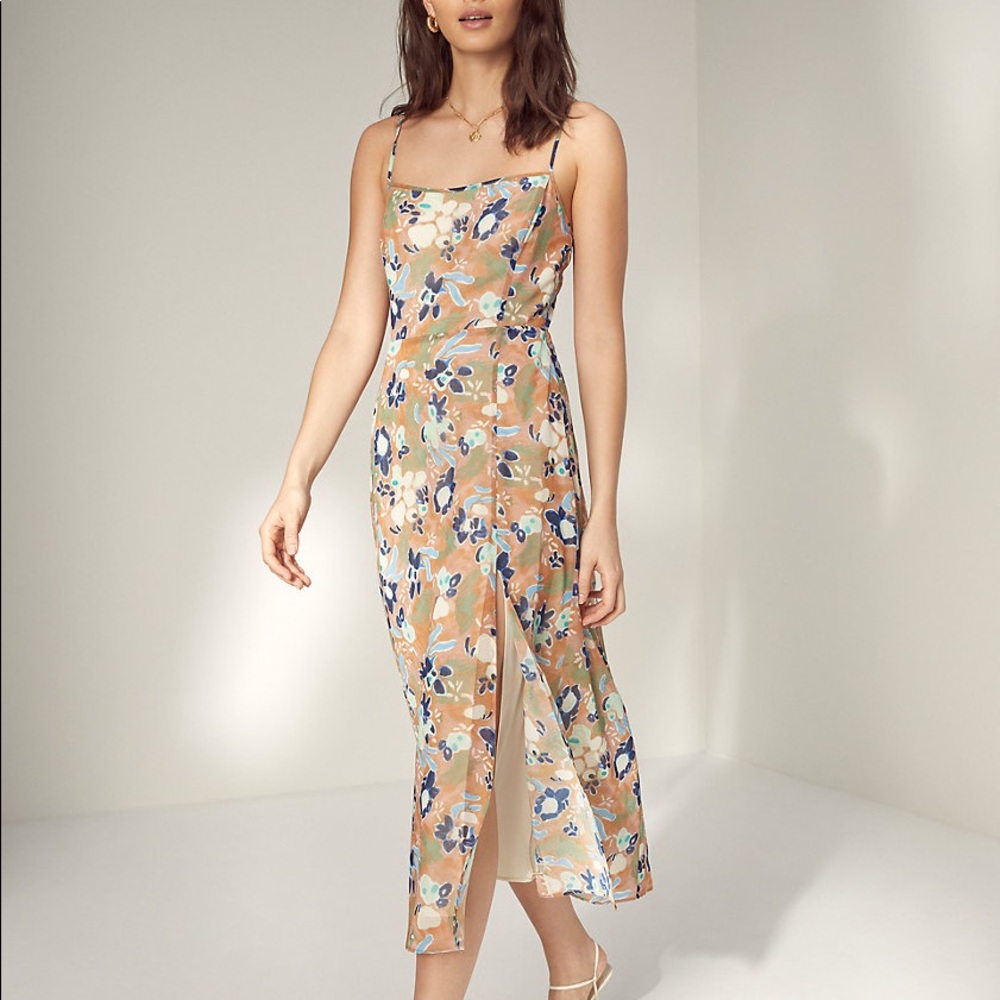 NWT Aritzia Wilfred destination dress midi slip